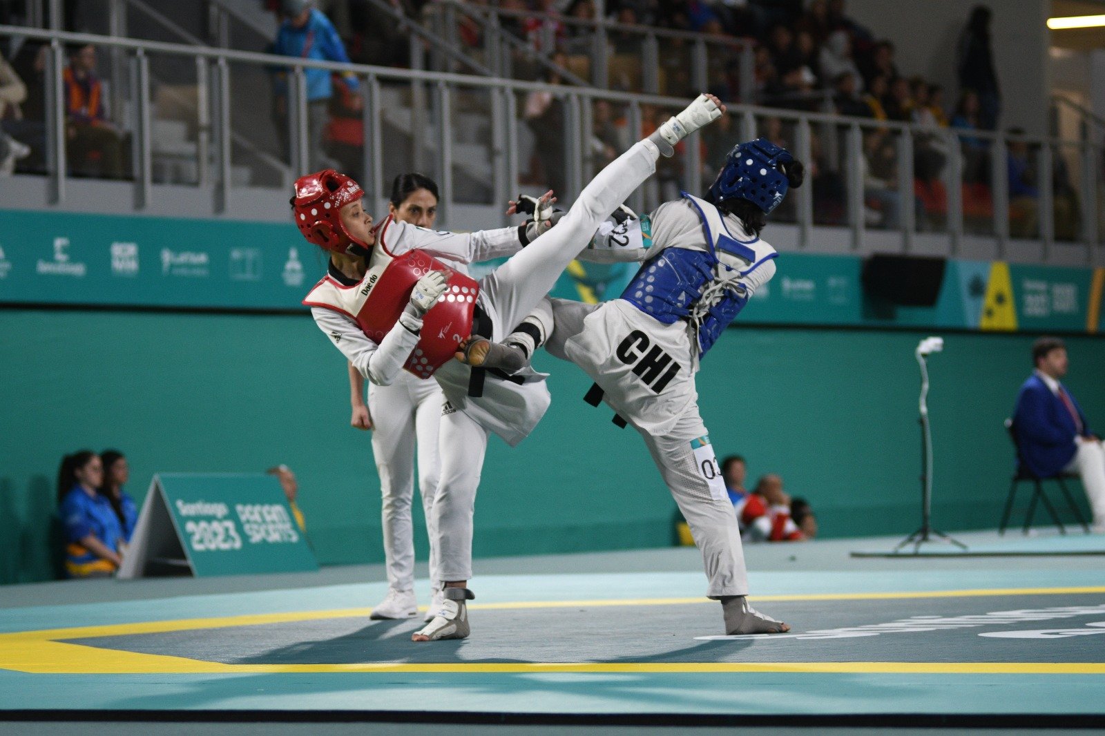 En este momento estás viendo JJPP Santiago 2023: TAEKWONDO | CUATRO MEDALLAS PARA LA DELEGACIÓN NACIONAL