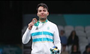 Lee más sobre el artículo JJPP Santiago 2023: Esgrima | AUGUSTO SERVELLO CONSIGUIÓ EL BRONCE PARA ARGENTINA