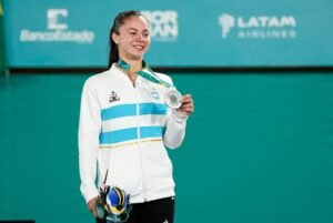 Lee más sobre el artículo JJPP Santiago 2023: JUDO | CON LA SONRISA DE GÓMEZ EN EL PODIO, ARGENTINA SUMÓ UNA MEDALLA PLATEADA