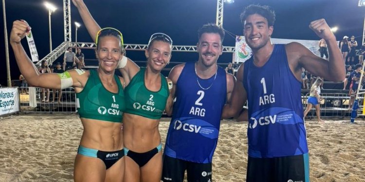 En este momento estás viendo Beach Volley: AMIEVA-BUENO Y GALLAY-CHURÍN SE ADJUDICARON LA ETAPA 7 DEL CIRCUITO SUDAMERICANO