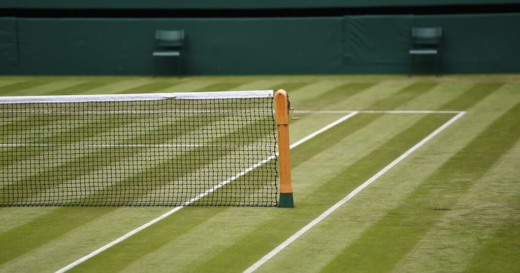 Tenis: Probando el pastito verde