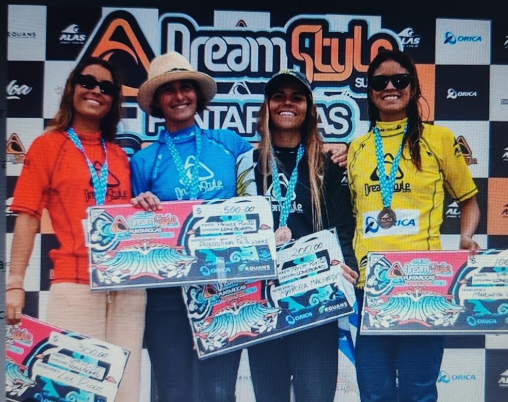 Surf: AGOSTINA PELLIZZARI SE CONSAGRÓ CAMPEONA EN LONGBOARD DEL ALAS PRO TOUR