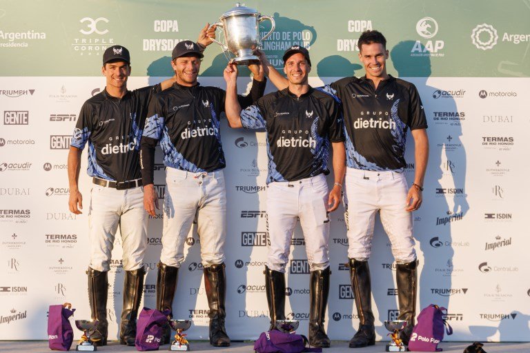 En este momento estás viendo Polo masculino: LA ENSENADA DIETRICH SE QUEDÓ CON LA COPA SUBSIDIARIA DRYSDALE DEL 131º ABIERTO DE HURLINGHAM