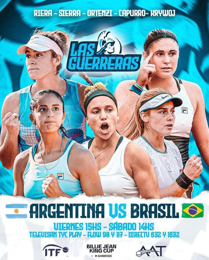 En este momento estás viendo Tenis femenino: ARGENTINA CAYÓ FRENTE A BRASIL EN LA BILLIE JEAN KING