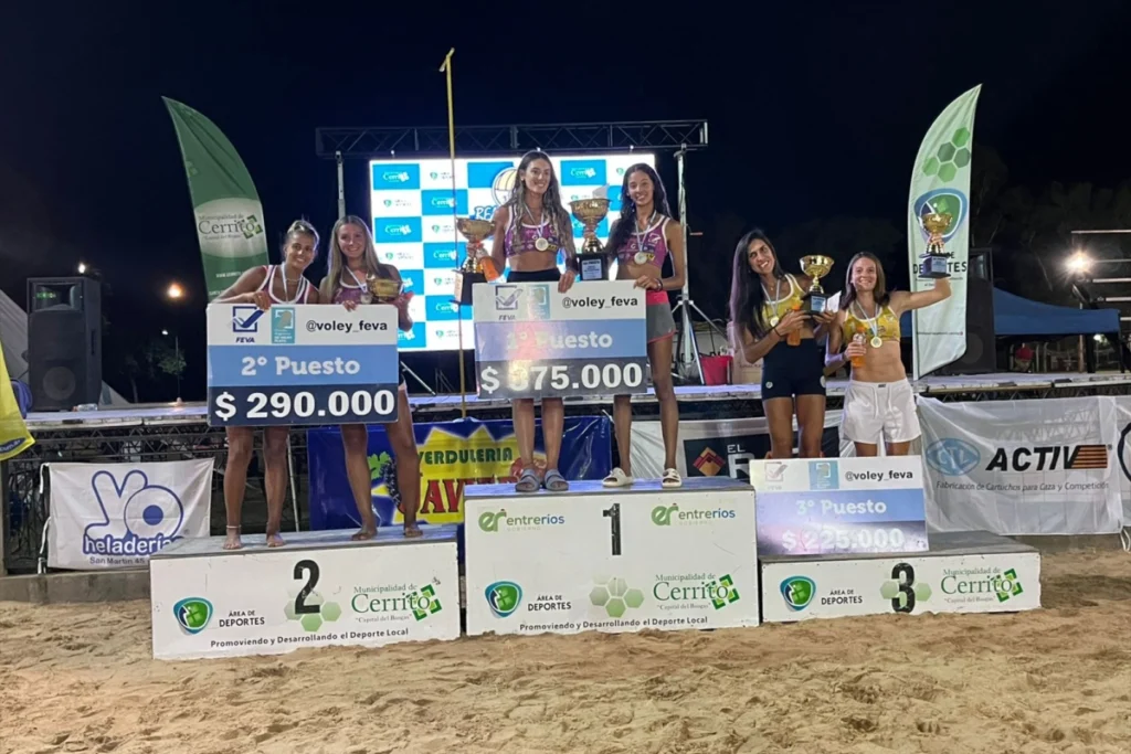 Beach Volley: GHIGLIAZZA-DENAPPOLE Y NICOLINI-VUCONICH SE QUEDARON CON LA SÉPTIMA ETAPA DEL CIRCUITO ARGENTINO