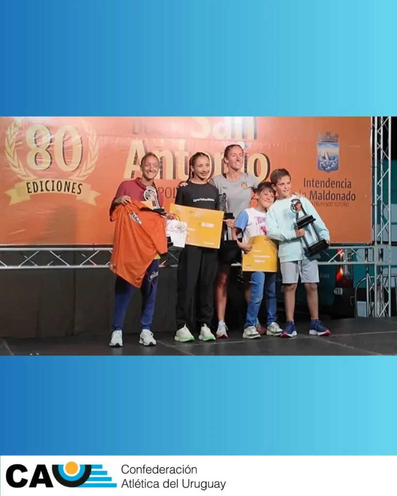 Atletismo: NÉLIDA PEÑAFLOR Y MARTÍN CUESTAS VENCIERON EN LA DOBLE SAN ANTONIO