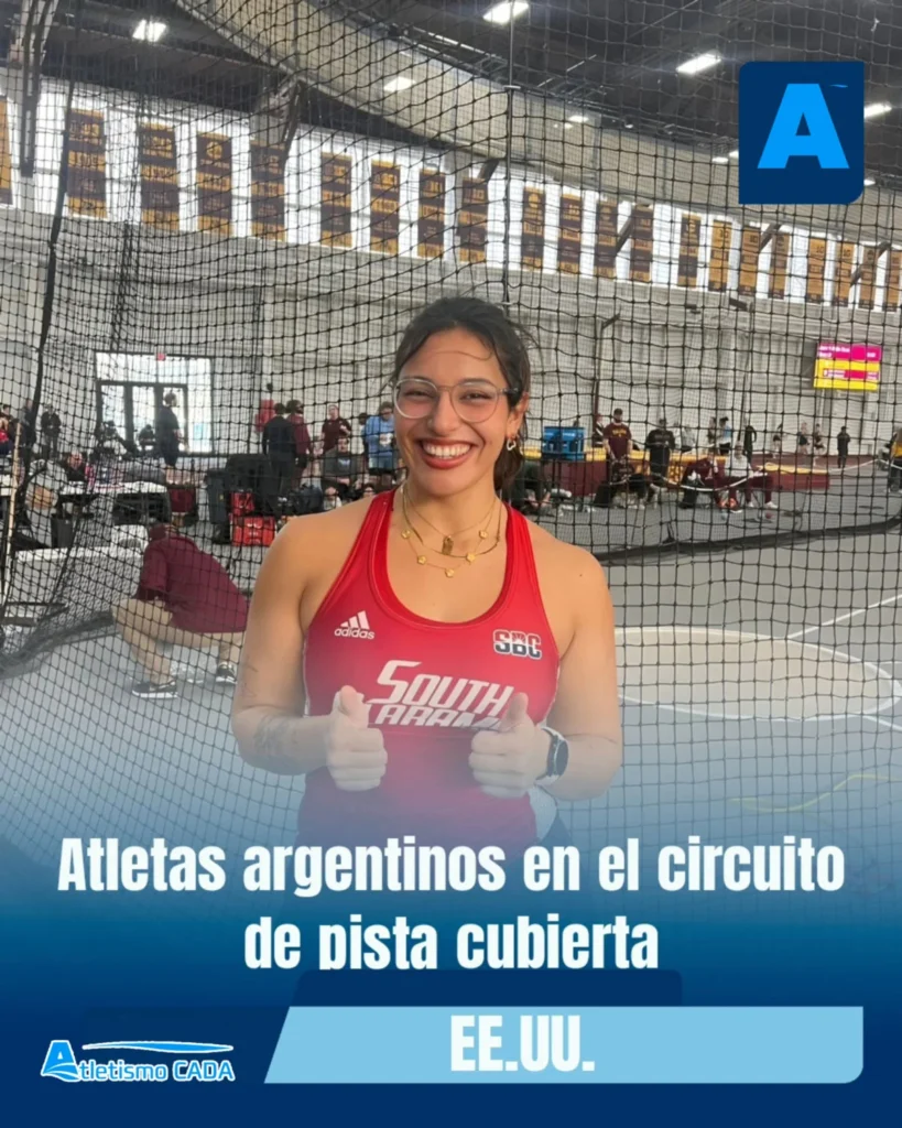 Atletismo: ATLETAS ARGENTINOS BRILLAN EN PISTA CUBIERTA