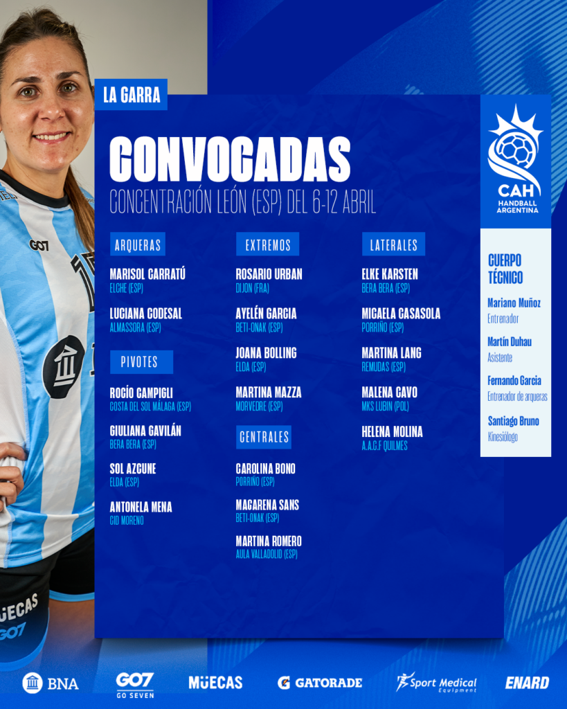 Handball femenina: SEGUNDA CONCENTRACIÓN DE LA GARRA