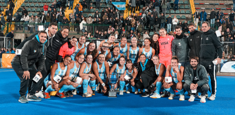 En este momento estás viendo Hockey césped femenino: LAS LEONCITAS CAMPEONAS DEL TORNEO CUATRO NACIONES SUB21