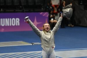 Lee más sobre el artículo Juegos ASU 2025: ESGRIMA | CATALINA BORELLI FUE MEDALLA DE PLATA EN SABLE INDIVIDUAL