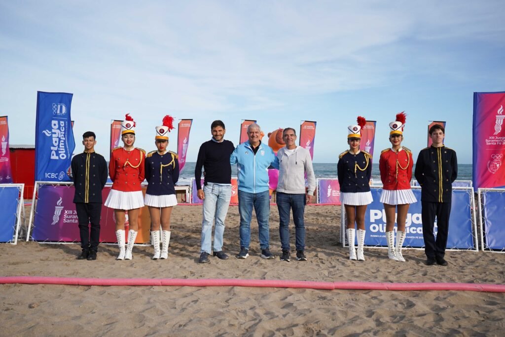 Eventos: EN MAR DEL PLATA SE INAUGURÓ OFICIALMENTE LA 2º EDICIÓN DE PLAYA OLÍMPICA RUMBO A SANTA FE 2026