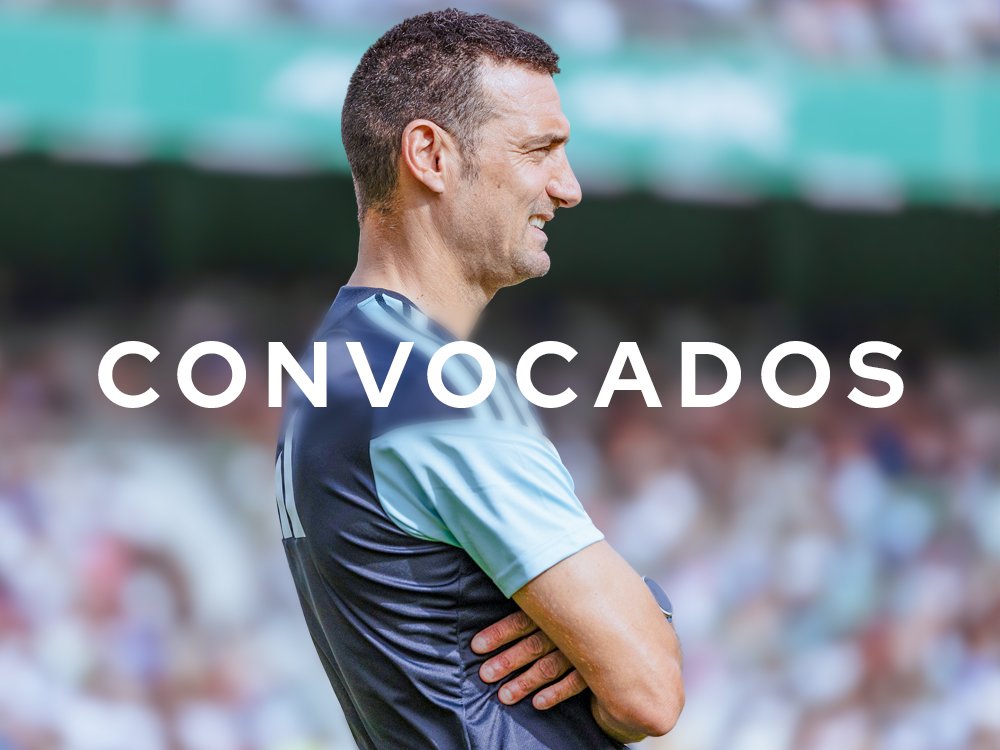 En este momento estás viendo Fútbol masculino: CONVOCADOS DE LA SELECCIÓN ARGENTINA PARA EL AMISTOSO FRENTE A GUATEMALA