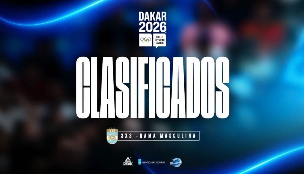 Básquet 3x3: LA SELECCIÓN ARGENTINA MASCULINA CONSIGUIÓ SU PASAJE A LOS JUEGOS OLÍMPICOS DE LA JUVENTUD DAKAR 2026