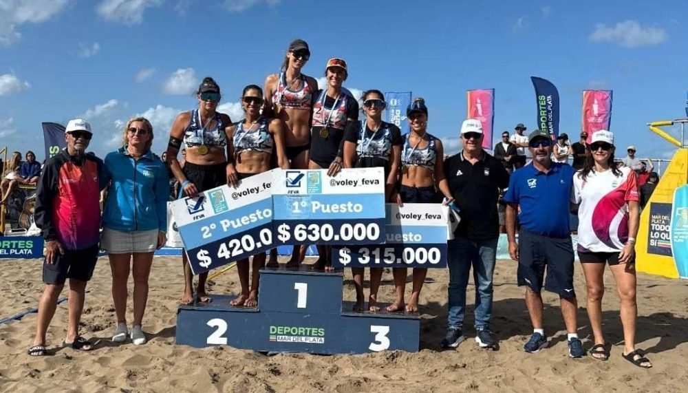 Beach Volley: VALENTINO SALEMA-BAUTISTA AMIEVA Y BRENDA CHURÍN-MARÍA BELÉN CASTILLO SE ADJUDICARON LA ETAPA 3 DEL CIRCUITO ARGENTINO