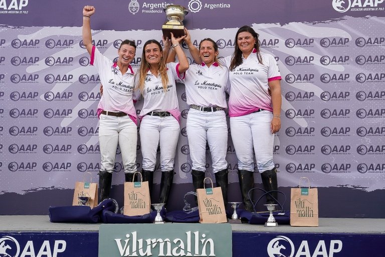 Polo femenino: LOS SAUCES LA MONARQUÍA SE ADJUDICÓ LA COPA HEGUY 2025