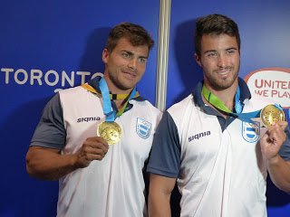 Lee más sobre el artículo Canotaje: EZEQUIEL DI GIACOMO Y RUBÉN VOISARD RÉZOLA GANARON LA MEDALLA DE ORO EN LA CATEGORÍA K 2 DISTANCIA 200 METROS
