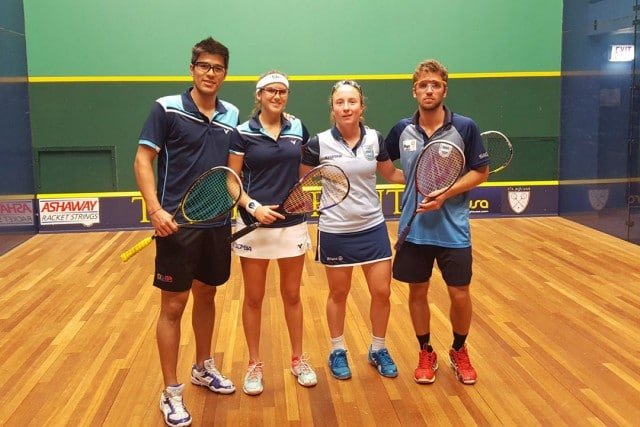 En este momento estás viendo Squash: ANTONELLA FALCIONE Y GONZALO MIRANDA SUMAN EL SEGUNDO ORO